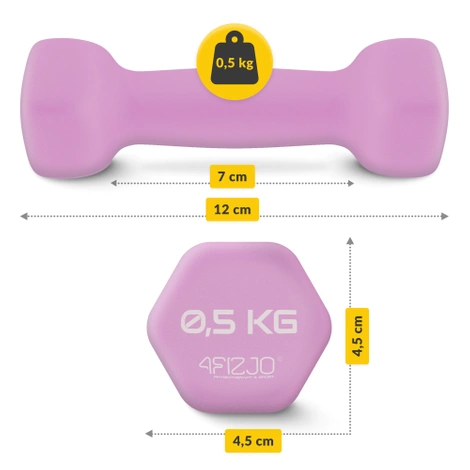 Sada litinových činek 7 kg