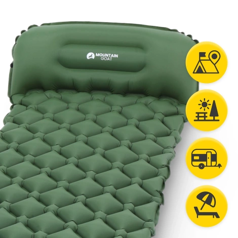 Nafukovací turistická matrace pro jednoho samonafukovací MOUNTAIN GOAT