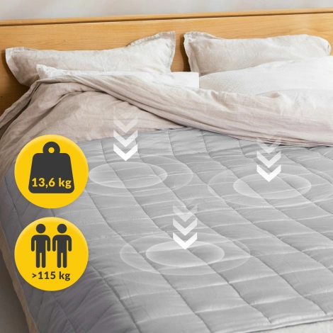 Antistresová zátěžová přikrývka 13,6 kg