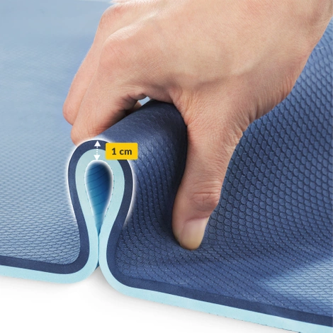 Protiskluzová podložka na cvičení TPE 1 cm