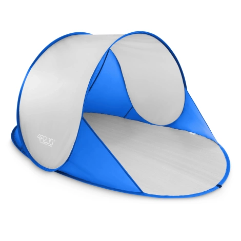 Skládací plážový stan modro-šedý