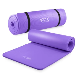 Podložka na cvičení YOGA MAT NBR 180 × 60 × 1,5 cm fialová