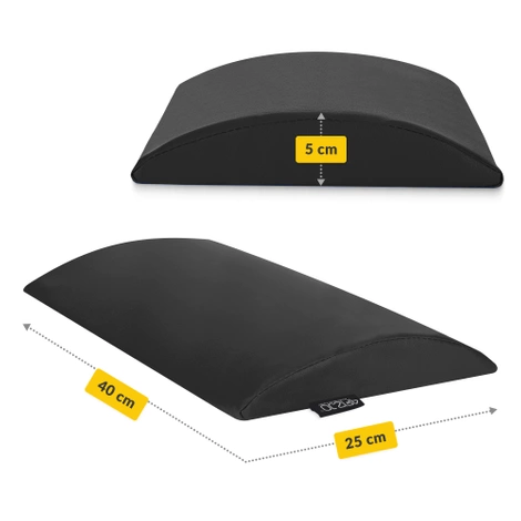 Rehabilitační masážní půlválec černý