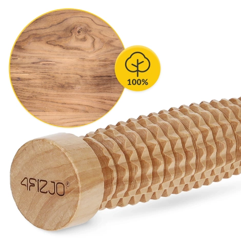 Dřevěný masážní váleček