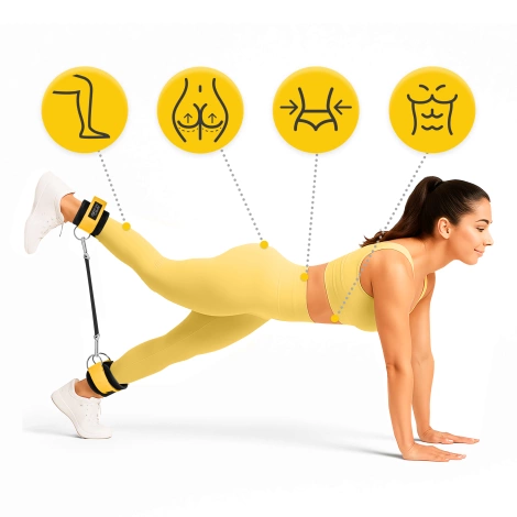 Kotníkové adaptéry 2 ks. žluté