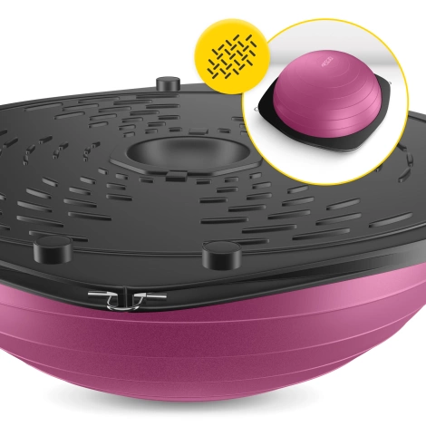 Balanční podložka s expandéry růžová