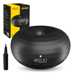 Gimnastický míč DONUT AIR BALL černý