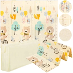 Skládací vzdělávací podložka XXL - "Medvídek na kole"