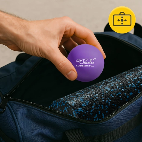 Masážní míček Lacrosse Massage Ball fialový