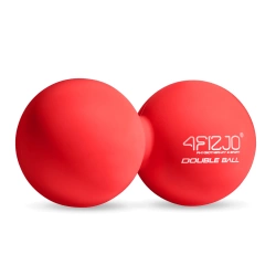 Dvojitý masážní míč DOUBLE BALL červený