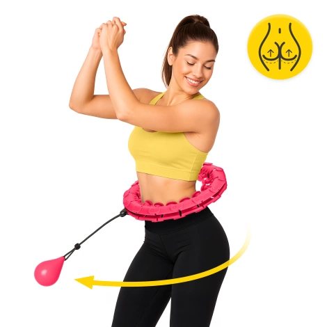 Masážní hula hoop se závažím