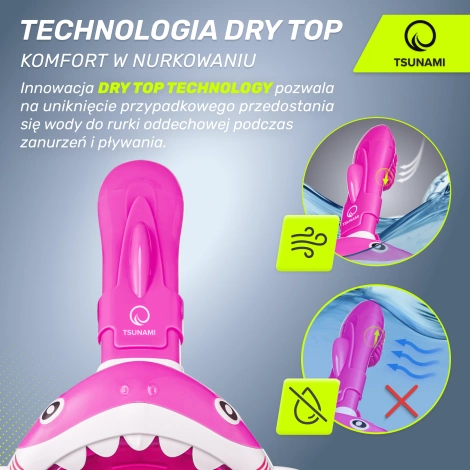 Potápěčská maska pro děti SHARK TSUNAMI