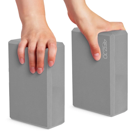 Pěnový blok na jógu šedý