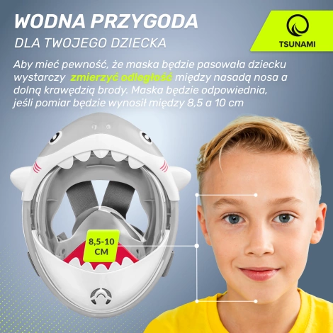 Potápěčská maska pro děti SHARK TSUNAMI