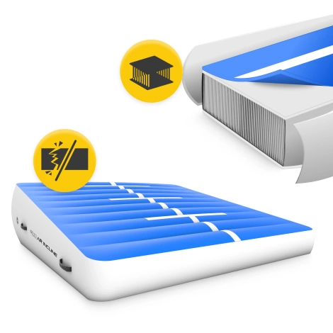 Gymnastický klín AIR INCLINE 2 x 2 x 0,6 m + pumpička