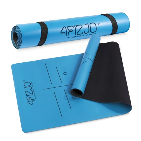 Kaučuková podložka na jógu YOGA MAT 4 mm