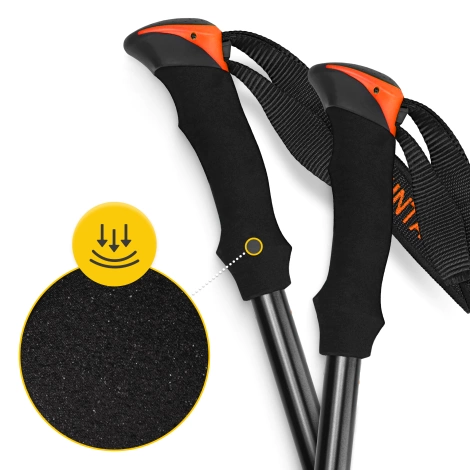 Trekové hole PEAK+ oranžové