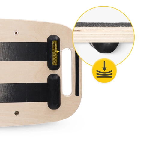 Dřevěná balanční deska TRICKBOARD
