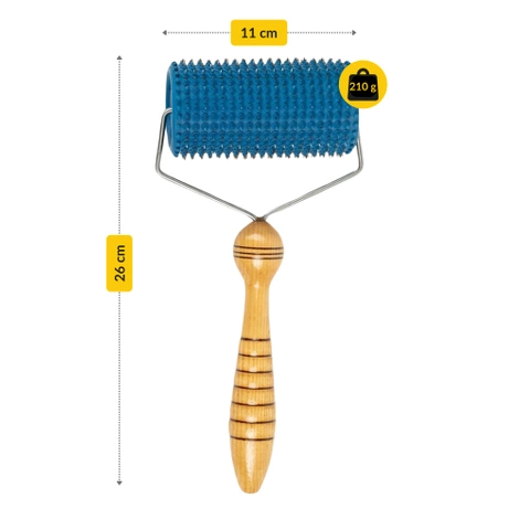 Masážní váleček Lyapko 5,0 bez niklu modrý