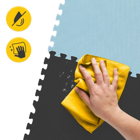 Sada 9 podložek na cvičení puzzle - "Blankytné nebe"