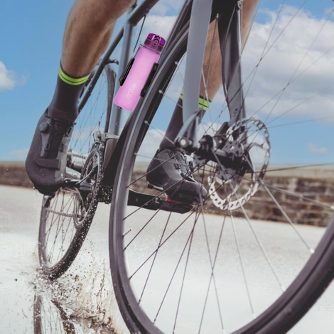 Sportovní láhev na vodu 650 ml růžová