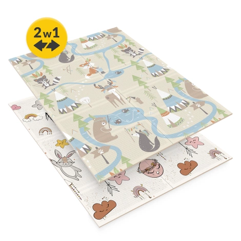 Skládací vzdělávací podložka "Boho dream" 180 x 150 cm