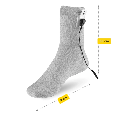 Vodivá ponožka pro elektrostimulaci nohy