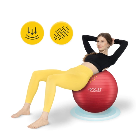 Gymnastický míč 55 cm červený