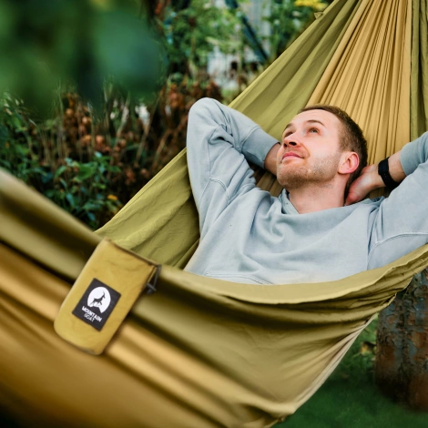 Turistická houpací síť pro jednoho s moskytiérou