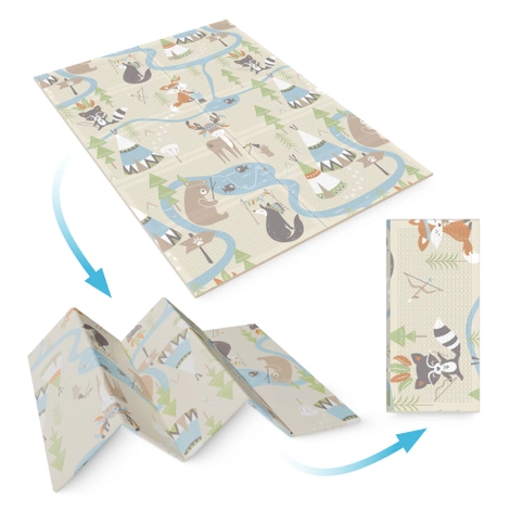 Skládací vzdělávací podložka "Boho dream" 180 x 150 cm