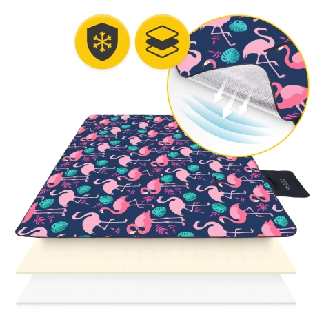 Voděodolná pikniková deka 200 x 200 cm