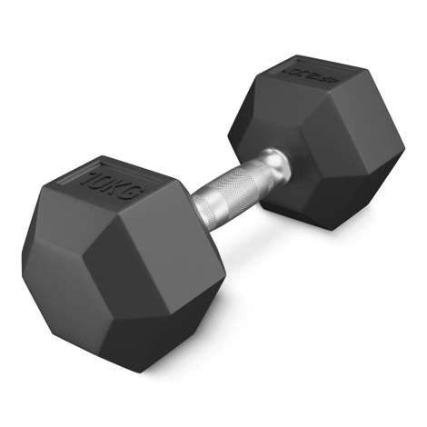 Ocelová činka HEX 1 x 10 kg