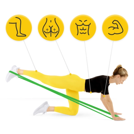 Sada odporových gum POWER BAND 6 ks.