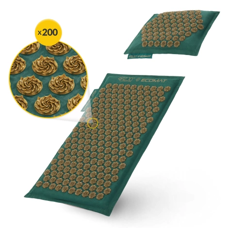 ECO akupresurní podložka s pohankovými slupkami a kokosem