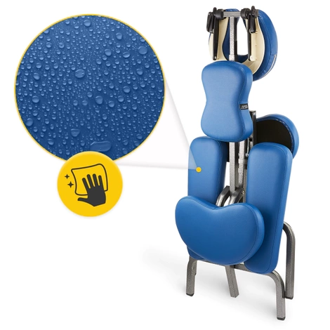 Skládací masážní židle modré