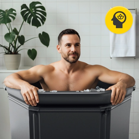 Přenosná vana pro otužování a regeneraci PRO s chladičem