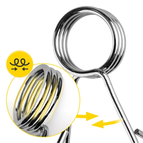 Pružinové uzávěry na olympijskou osu 50 mm 2 ks.