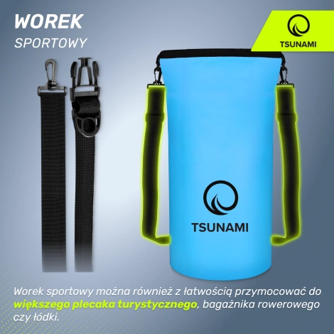 Nepromokavý vak 30 l TSUNAMI modrý