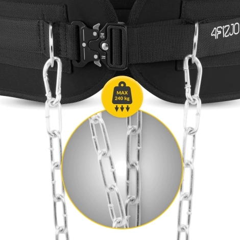Zátěžový pás Dip Belt 80 cm