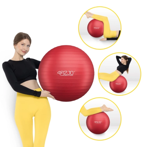 Gymnastický míč 55 cm červený