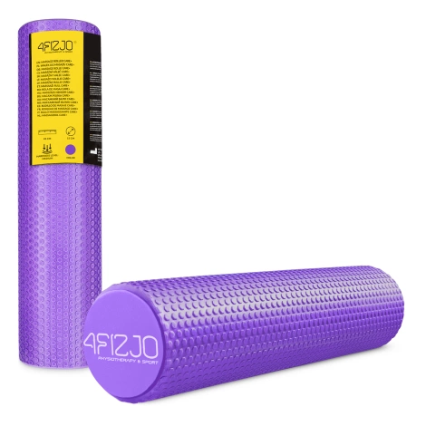 Masážní válec s výstupky CARE+ 60 cm fialový