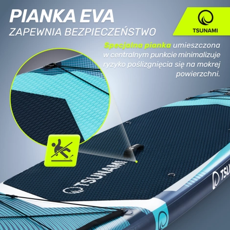 Nafukovací paddleboard SUP TSUNAMI 350cm T12 tmavě modrý