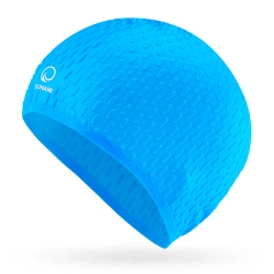 Dámská plavecká čepice TSUNAMI TEXTURE modrá