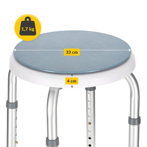 Otočná stolička do sprchy