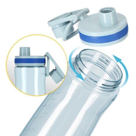 Sportovní láhev na vodu 850 ml modrá