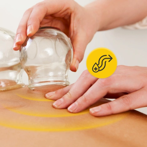 Masážní baňky vakuové 12 ks.