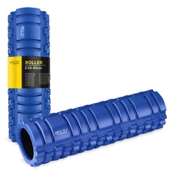 Masážní válec s výstupky EVA 45 cm modrý