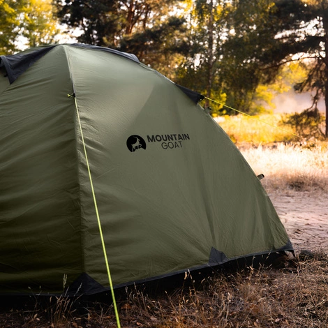 Turistický stan pro dva PRIME DUO MOUNTAIN GOAT zelený