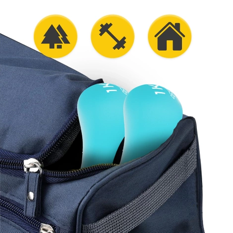 Jednoruční činky 8-shape 2 x 1 kg