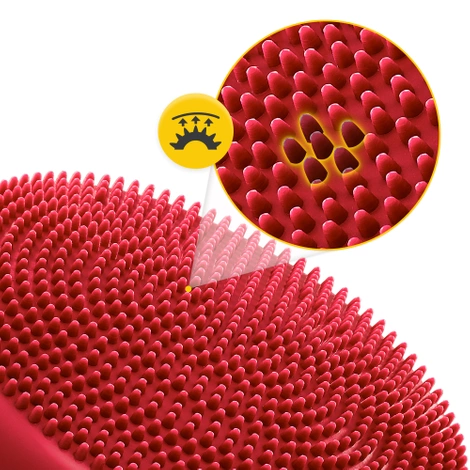 Senzomotorický polštář PRO+ 33 cm červený